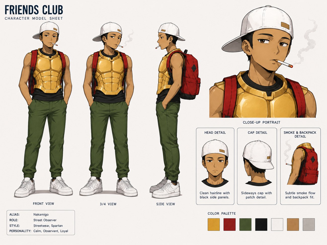 Friends Club anime card